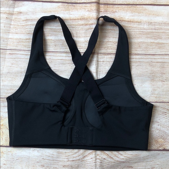 Girlfriend Collective Simone High Support Midnight Black Sports Bra - Picture 3 of 5